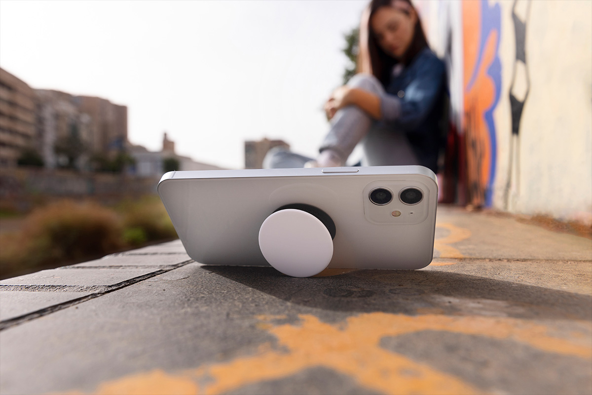 磁吸手機架示意圖