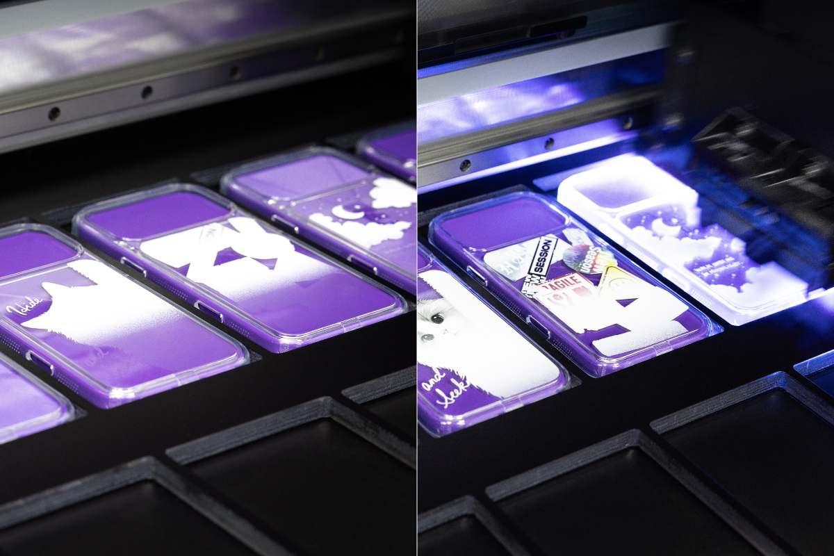 原廠認證CMYKW 、透明墨與架橋劑墨水