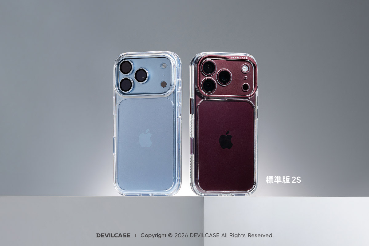 iPhone 18 Pro搭配DEVILCASE透明手機殼
