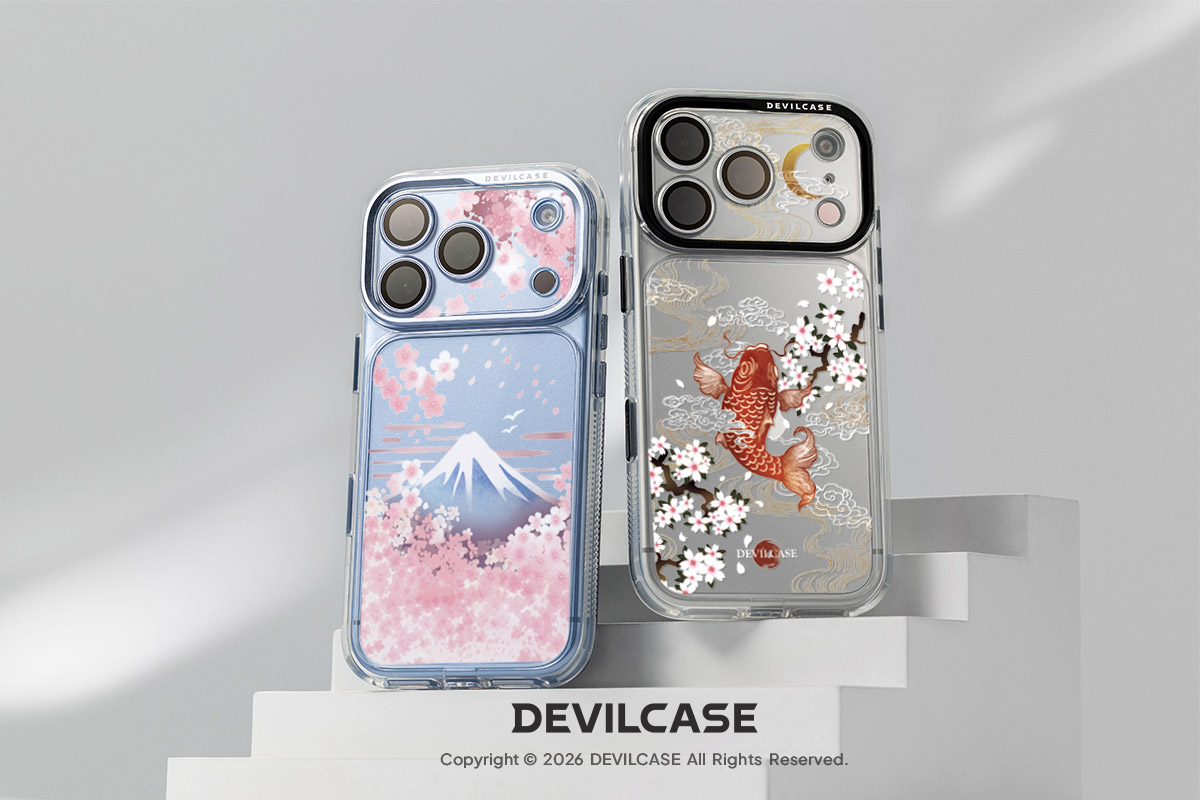 DEVILCASE手機試衣間互動專區，可即時顯示手機殼與戰盾鏡頭平台保護貼的完美搭配